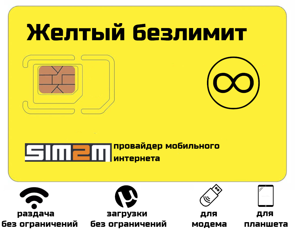 Sim карта с безлимитным интернетом для модема