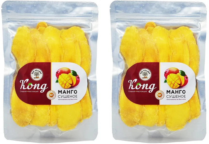 Манго сушеное KONG 500гр 2уп — купить в интернет-магазине OZON с ...