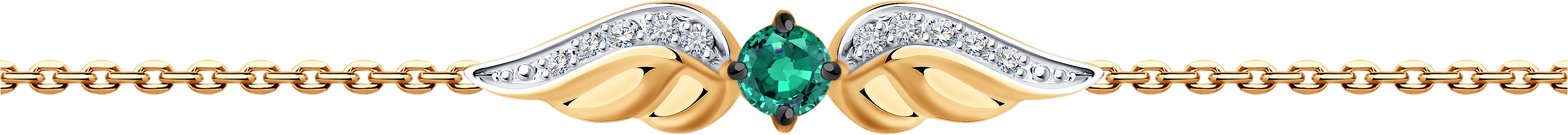 Ювелирные майкоп. SOKOLOV Diamonds браслет. 750 Gold Bracelet with Diamonds and Sapphires 0.28CT.
