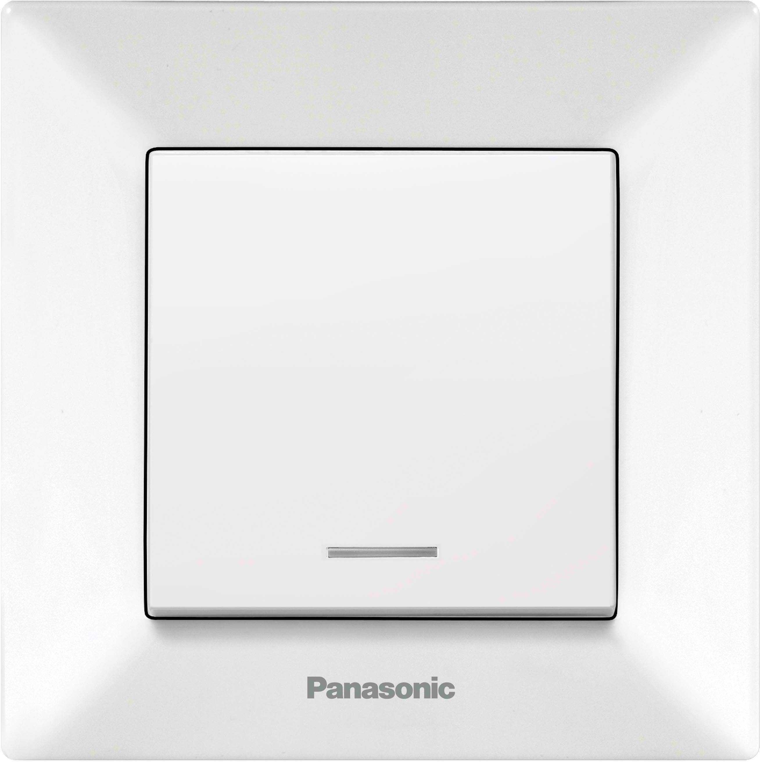 2кл. выключатель панасоник. Ip20 белый (упак. выключатели вико карре. /выкл.