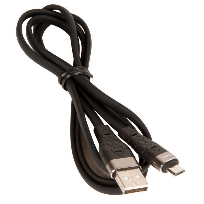 hocoКабельдлямобильныхустройствUSB3.0Type-A/micro-USB2.0Type-B,1м,черный