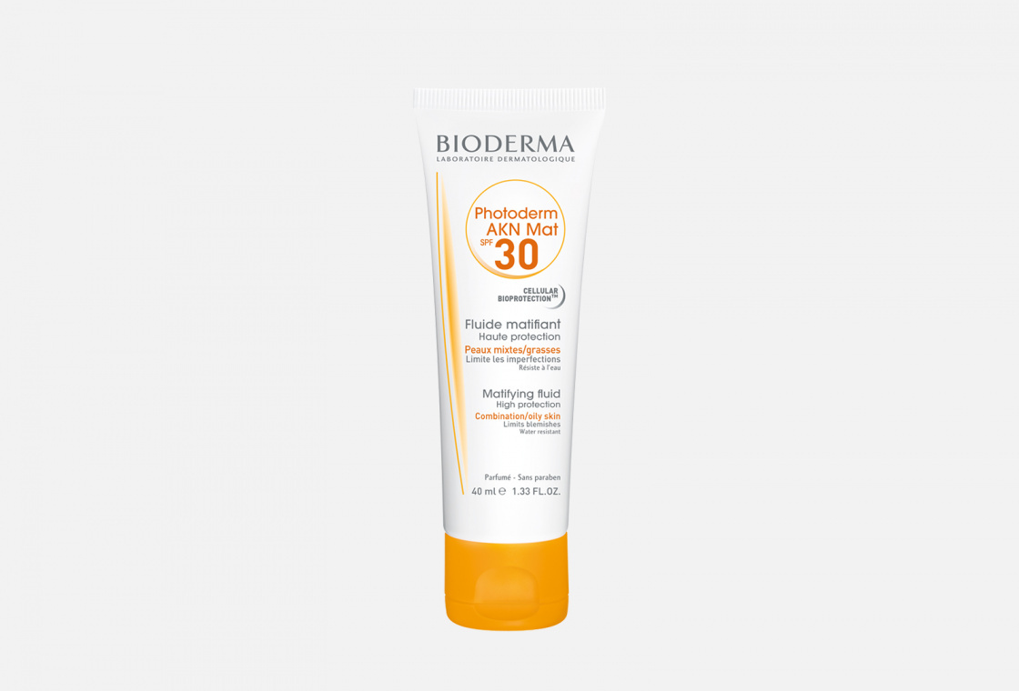 Bioderma photoderm akn mat 30. Bioderma AKN mat SPF 30. Двойная эмульсия. Bioderma эмульсия матирующая Photoderm AKN SPF 30.