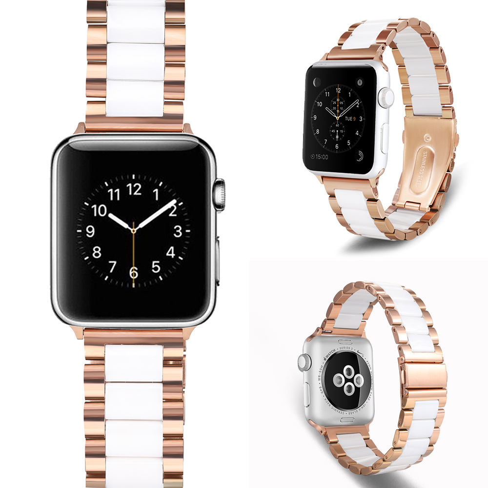 Watch s10 42mm rose gold. Смарт часы с керамическим браслетом. Apple watch Ceramic