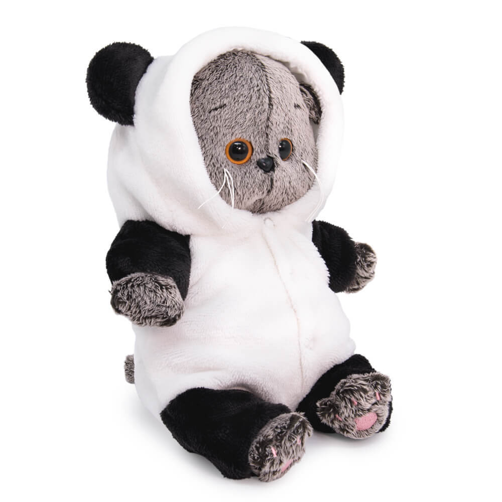 Panda 20. Комбез панды для Басика 22 см. Кот Басик Baby в комбинезончике. Игрушка Budi basa Басик Baby в комбинезоне Панда x1 в. Триол комбинезон Панда.