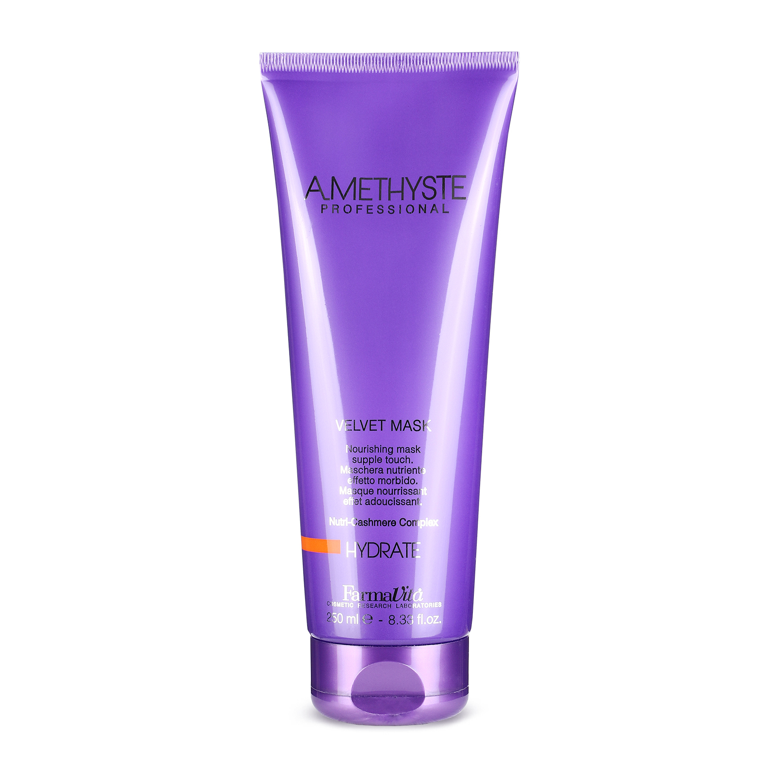 Маска для сухих и ослабленных волос farmavita amethyste hydrate velvet mask