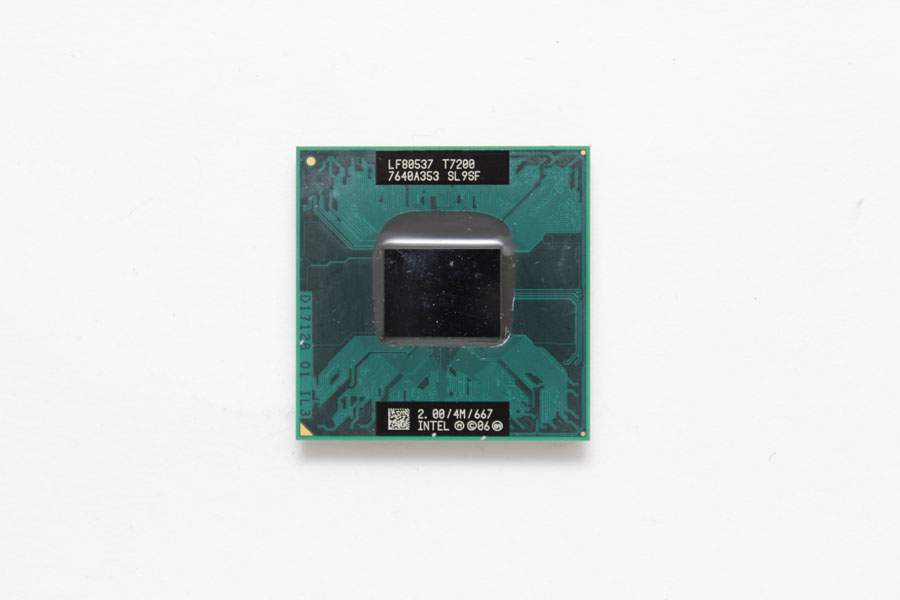 IntelПроцессордляноутбукаCore2DuoT7200(2Ghz,478,4Mb,2C/2T)OEM(безкулера)