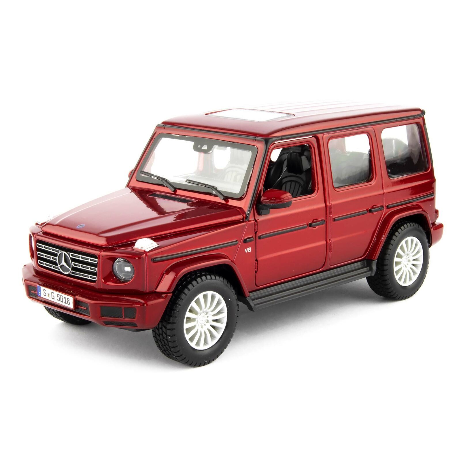 Машинка металлическая Mercedes-Benz G Class 2019, открывающиеся двери,  вращающиеся резиновые колеса, масштабная коллекционная модель Maisto Маисто  1:25 красная, Мерс / Мерседес Бенц - купить с доставкой по выгодным ценам в  интернет-магазине OZON ...