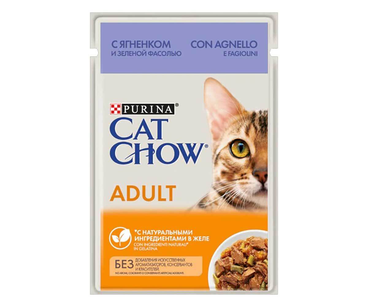 Корм для стерилизованных кошек паучи купить. Cat Chow корм для кошек влажный. Корм Пурина влажный Кэт чау для кошек. Кэт чау пауч. Cat Chow Adult для взрослых кошек лосось зел. Фасоль 85г 1х26.