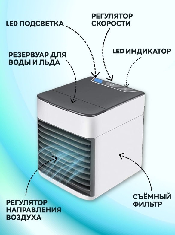 Схема мини кондиционера на воде