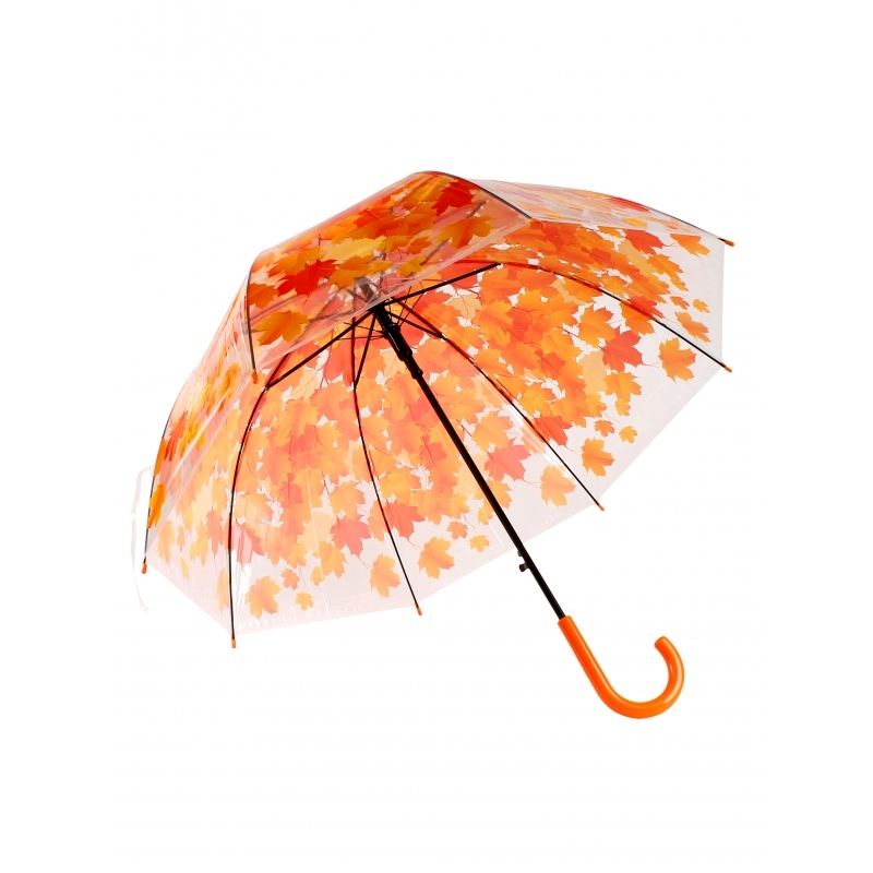 Прозрачные зонтики купить. Зонт-трость "листья красные". Женский зонт. Оригинальные зонты. Зонт прозрачный.
