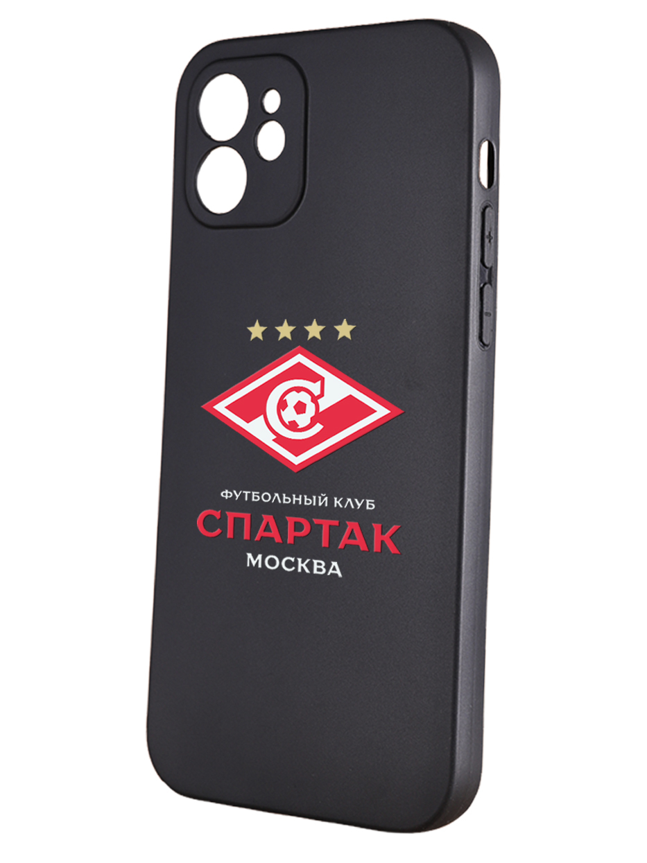 Силиконовый чехол Mcover для iPhone 12 (Айфон 12 ), ФК Спартак Москва -  купить с доставкой по выгодным ценам в интернет-магазине OZON (659371589)