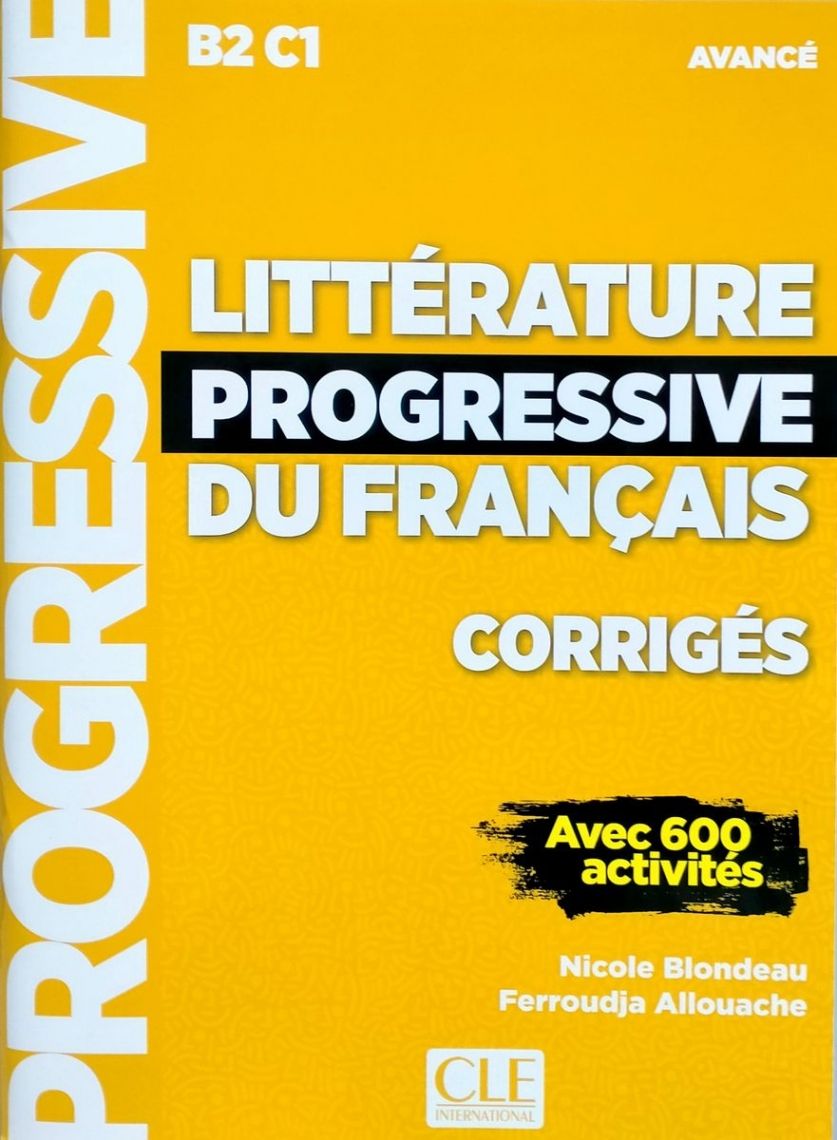 Litterature Progressive du francais Avance B2-C1 Corriges (Ответы) Nouvelle  couverture - купить с доставкой по выгодным ценам в интернет-магазине OZON  (749377702)