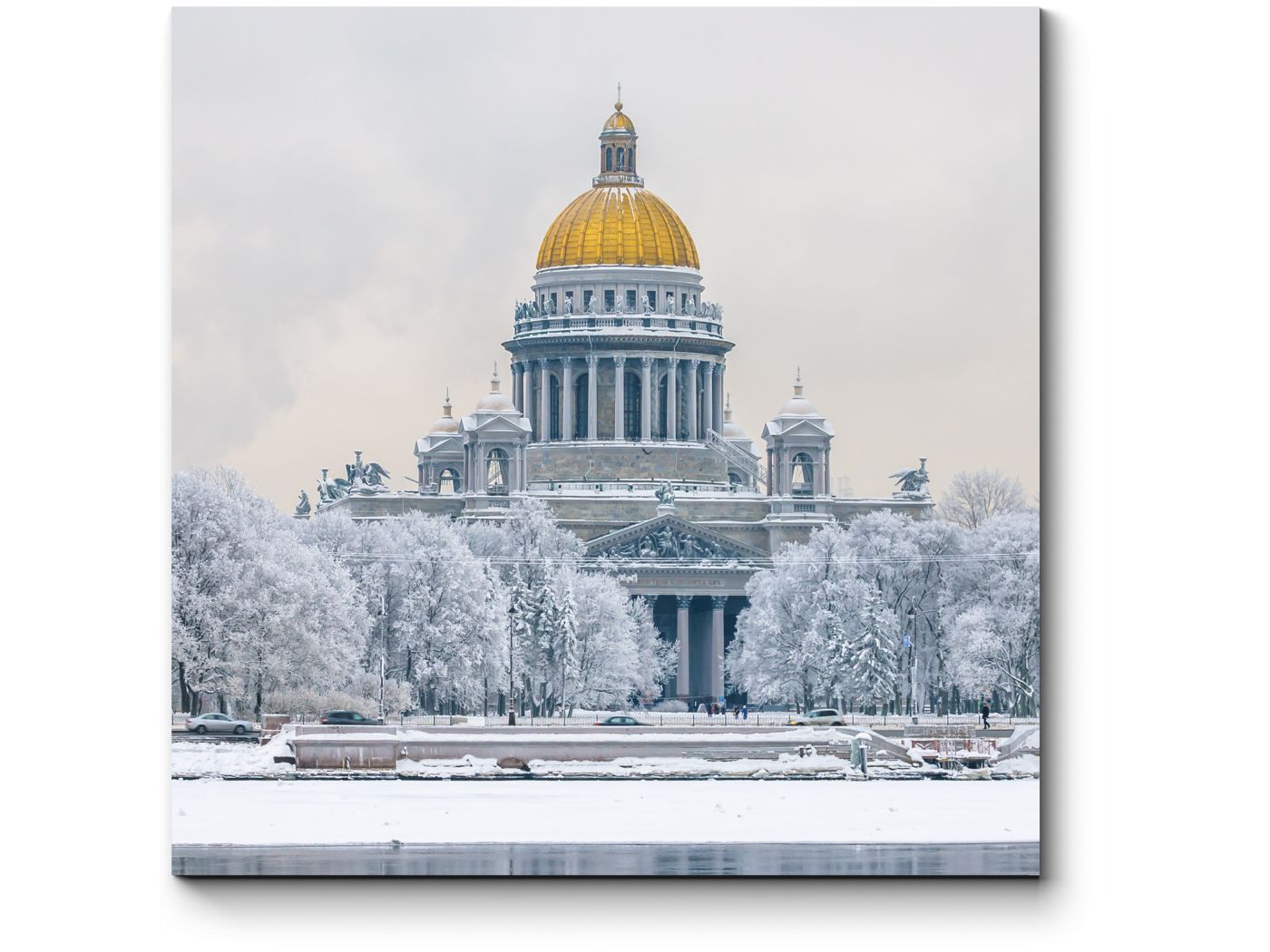 Зимний Петербург картины
