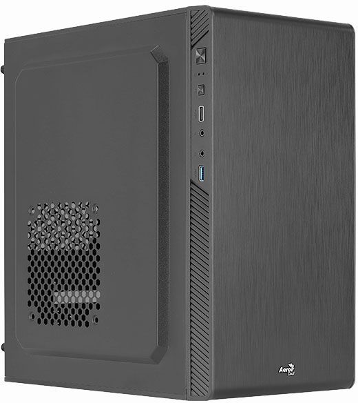 Корпус Aerocool CS-106-S-BK-v1 черный без БП mATX 4x120mm 1xUSB2.0 1xUSB3.0 audio