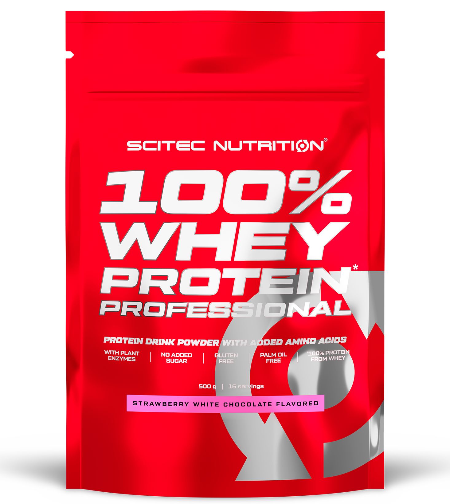 Протеин сывороточный Scitec Nutrition 100% Whey Protein Professional 500 г клубника-белый шоколад