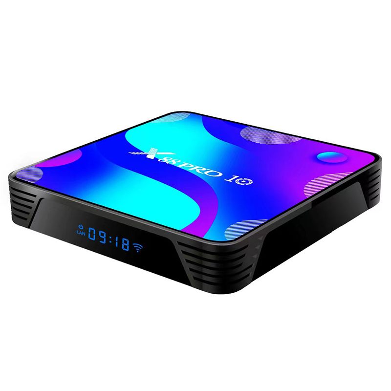 VontarМедиаплеерip-X88Android,4ГБ/32ГБ,Wi-Fi,Bluetooth,голубой,черный