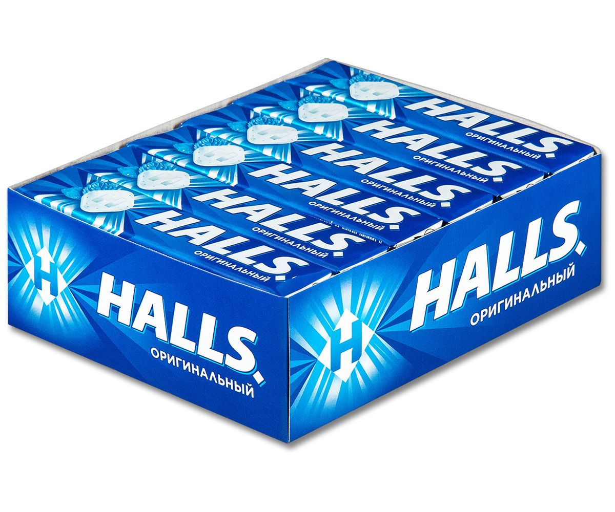 Леденцы Halls ментол Экстра 25 г