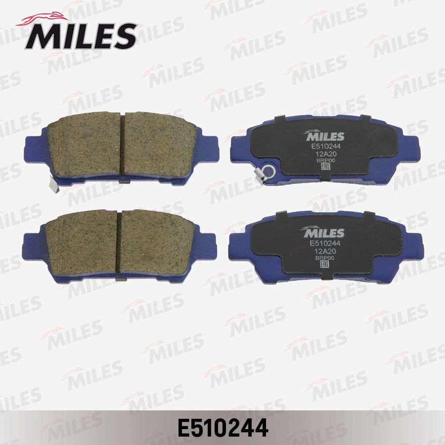 Колодки тормозные MILES E510244 E5 Ceramic TOYOTA AVENSIS VERSO 2.0 01-/PREVIA 2.0-2.4 00- задние MILES E510244, oem 446628040