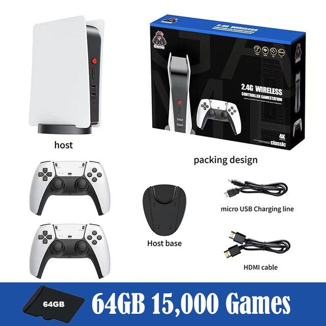 ИгроваяконсольM5,64ГБ,15000игр,2,4G