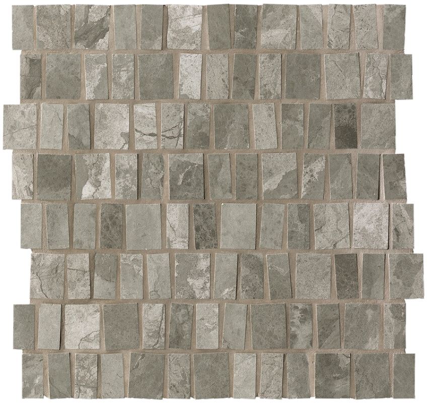 Мозаика Fap Sheer Camou Grey Bar Mosaico 30.5x30.5 fPDI под камень матовая изностойкая