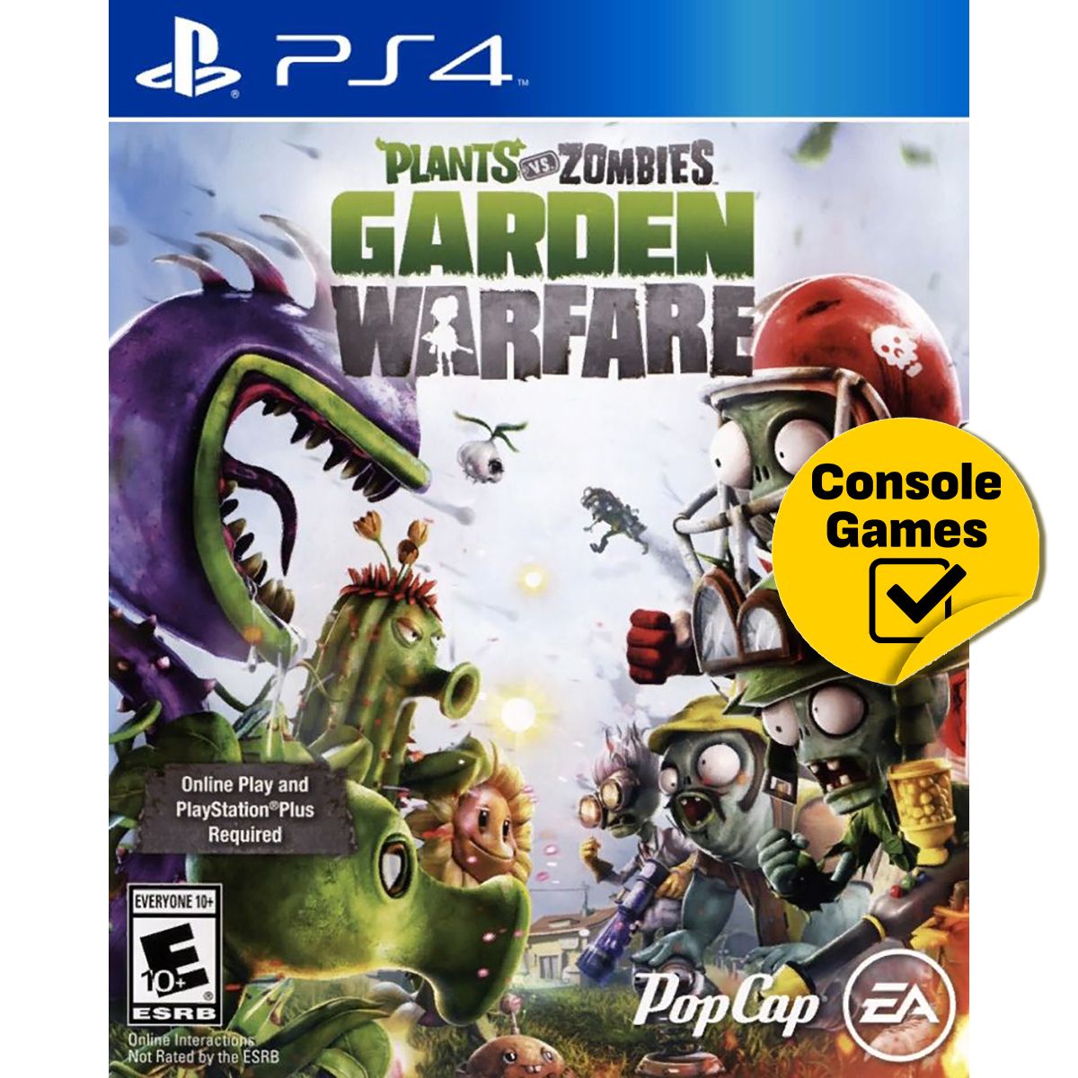 Игра Plants vs Zombies Garden Warfare (PlayStation 4, Английская версия)  купить по низкой цене с доставкой в интернет-магазине OZON (1237668418)