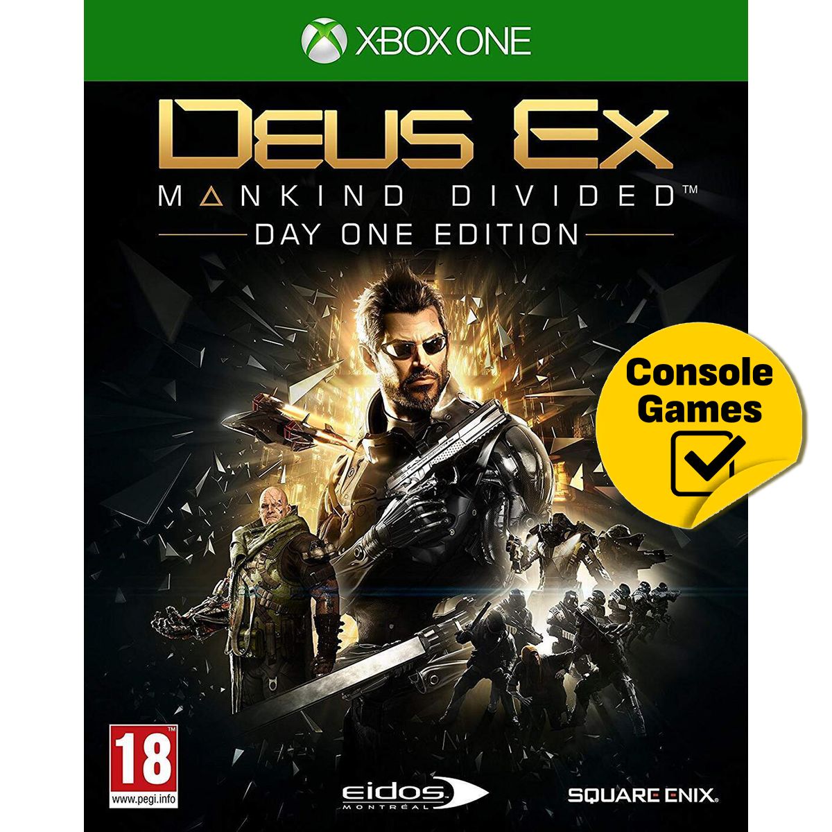 Игра XBOX ONE Deus Ex Mankind Divided - Day One Edition (Xbox One, Русская версия)