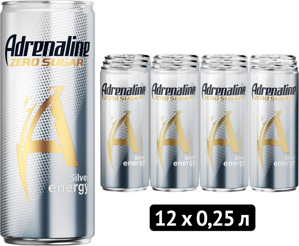 Адреналин энергетик без сахара. Адреналин Раш Сильвер Энерджи. Adrenaline Rush Silver Energy. Adrenaline Rush Zero Sugar Silver. Adrenalin Zero Sugar Silver.