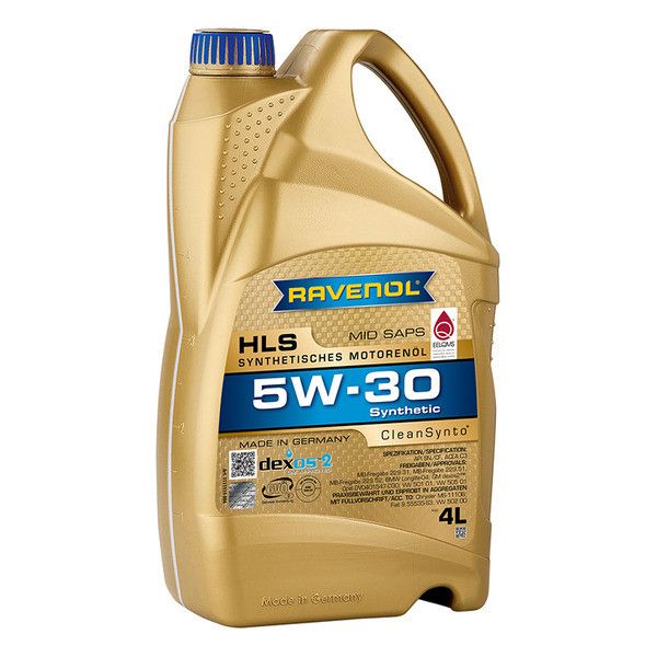 RAVENOL  HLS  5W-30 Масло моторное, Синтетическое, 4 л