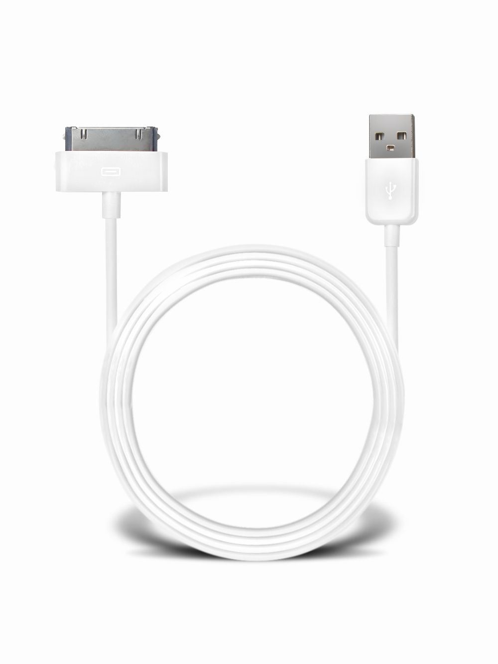 Кабель Apple 30-pin MOBILEPLUS CB-USB-IP30-C1MCtp/MP - купить по низкой  цене в интернет-магазине OZON (801959332)