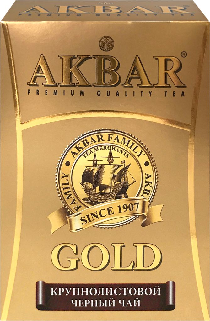 ЧайчерныйAKBARGold,крупнолистовой,250г