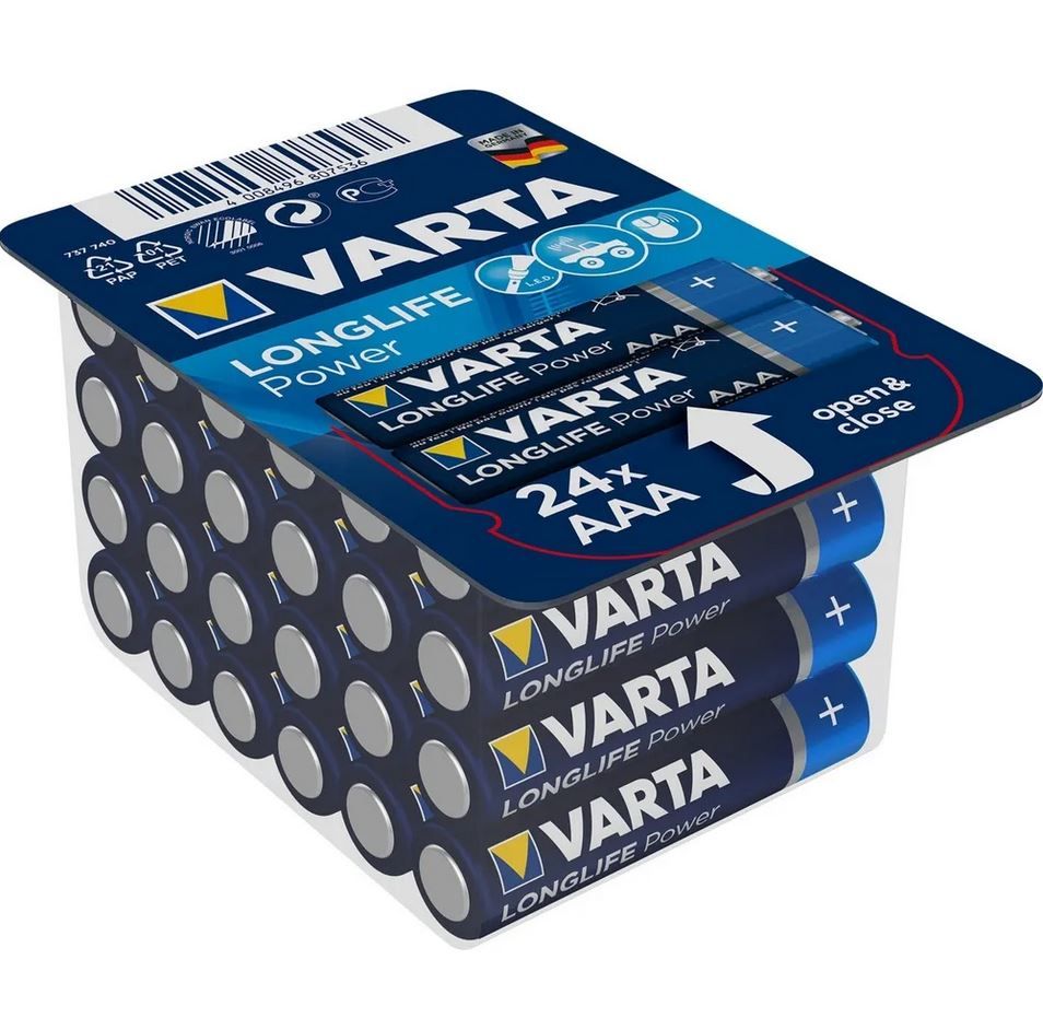 Varta Longlife Power lr3 24box (4903). Батарейка Varta lr03. Батарейка Varta lr03 Longlife Power.