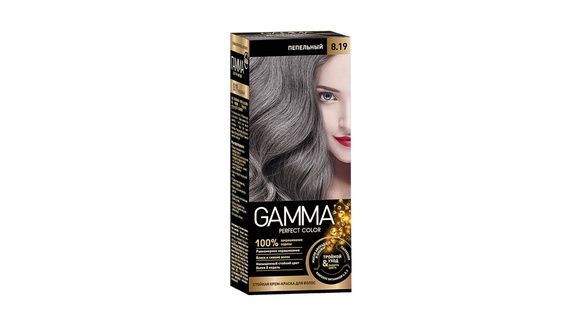 Краска для волос gamma perfect color пепельно-русый