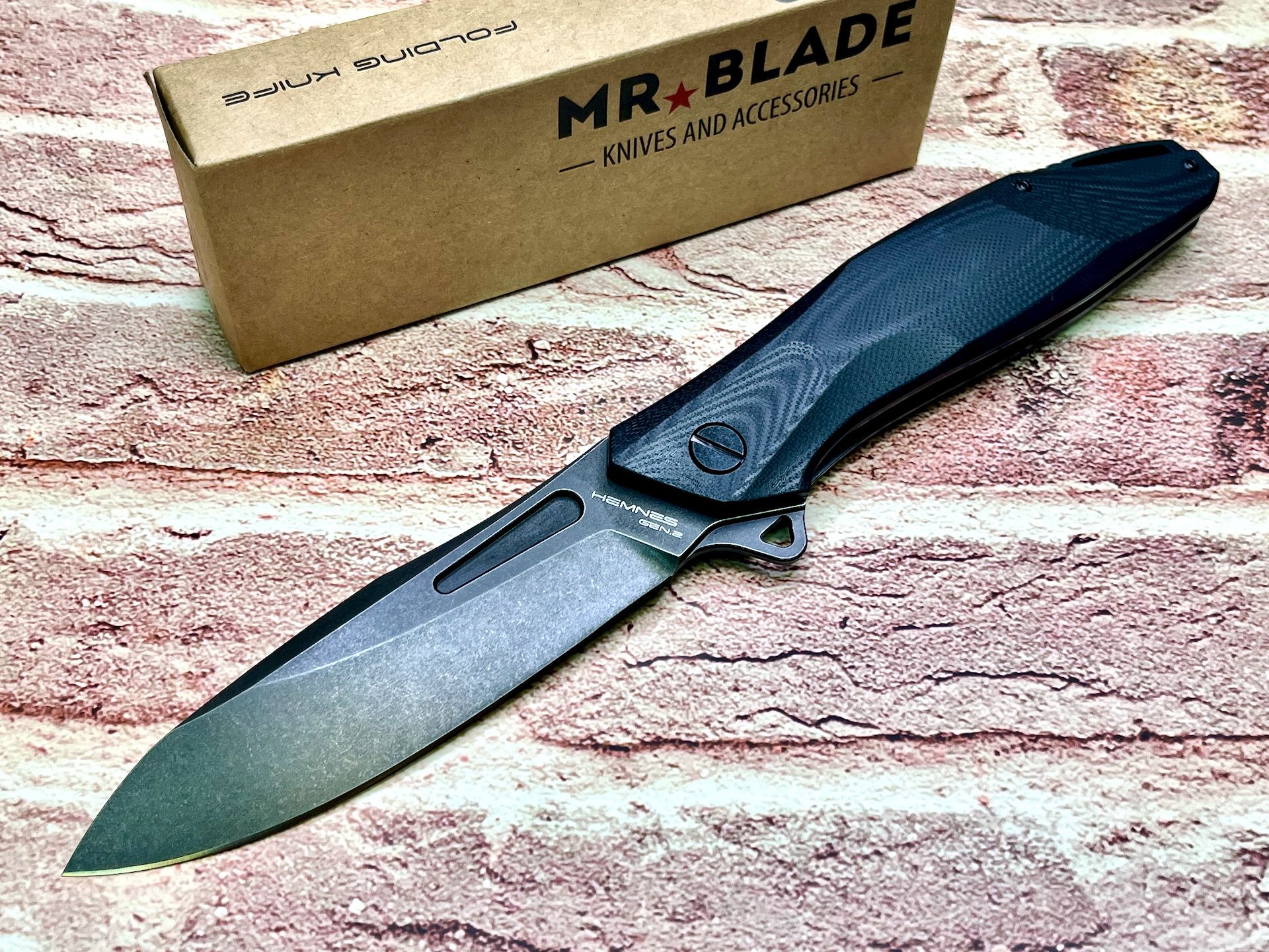 Складной нож Mr.Blade MB500-BSW/BK Hemnes, D2 Blade, длина лезвия 11 см -купить с доставкой по выгодным ценам в интернет-магазине OZON (372492901)