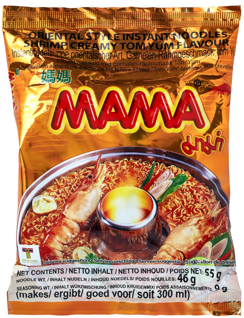 Тайская лапша быстрого. Лапша быстрого приготовления mama Tom Yam. Mama том ям лапша. Лапша мама том ям кремовый. Лапша тайская мама том ям.