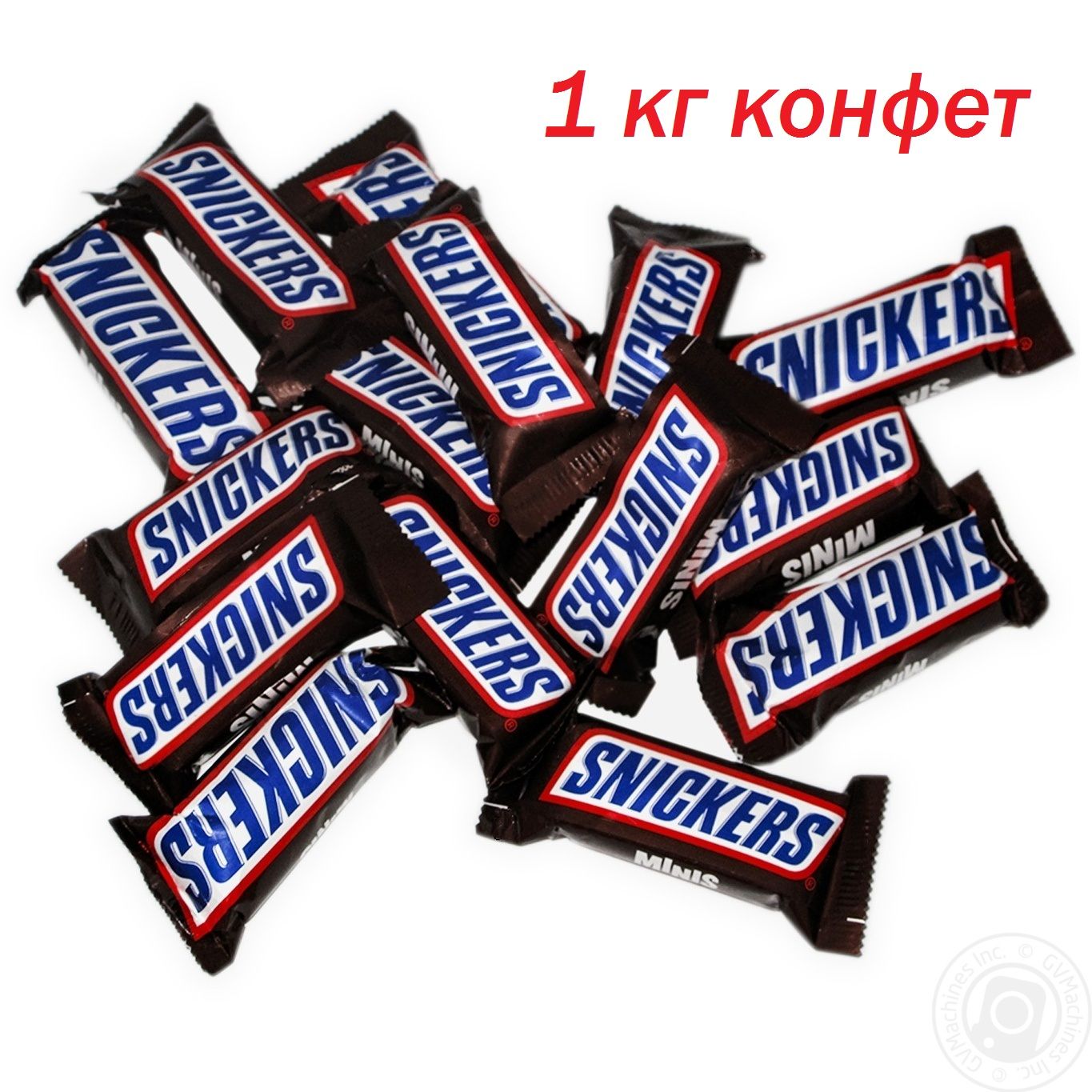 Сникерс Минис вес 1 конфеты