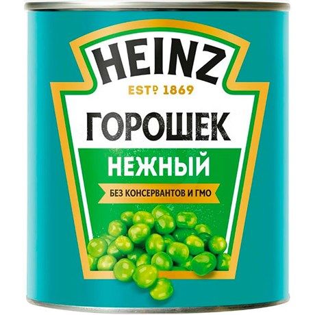 Горошек Heinz зеленый нежный, 400г 4 шт.