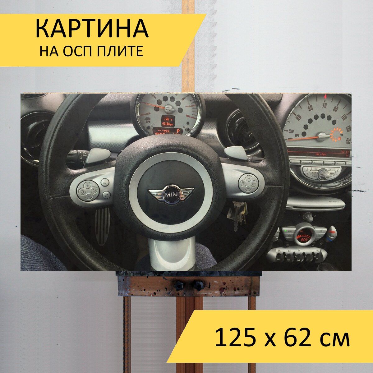 Картина по номерам mini cooper