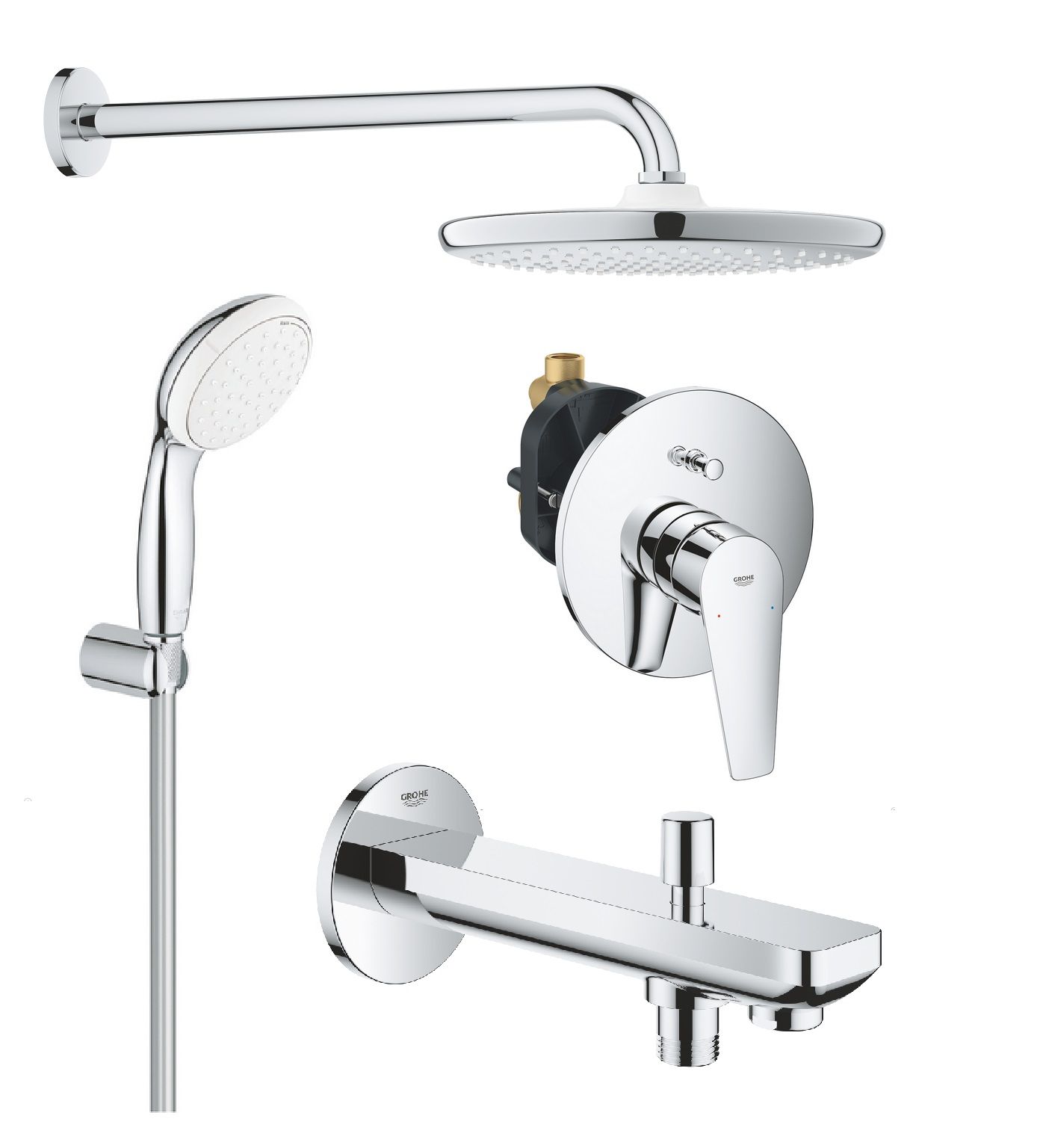 Излив с переключателем для душа grohe