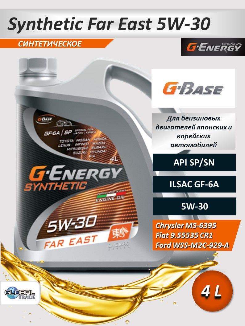 Масло g energy far east 5w 30