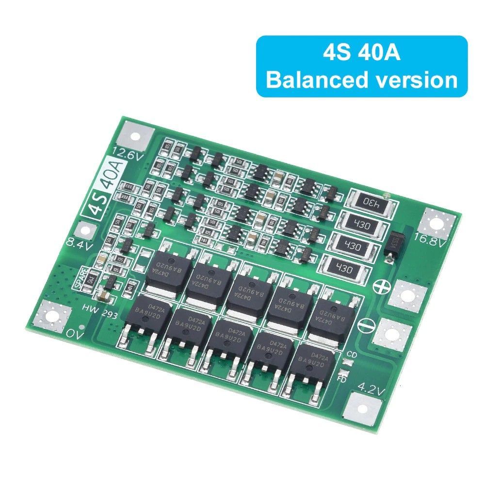 Схема подключения pcb bms 3s 40а