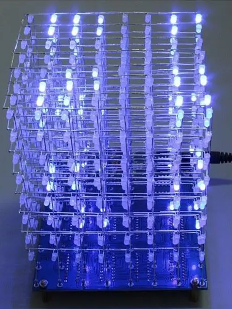 LED cube 8x8x8 | Аппаратная платформа Arduino