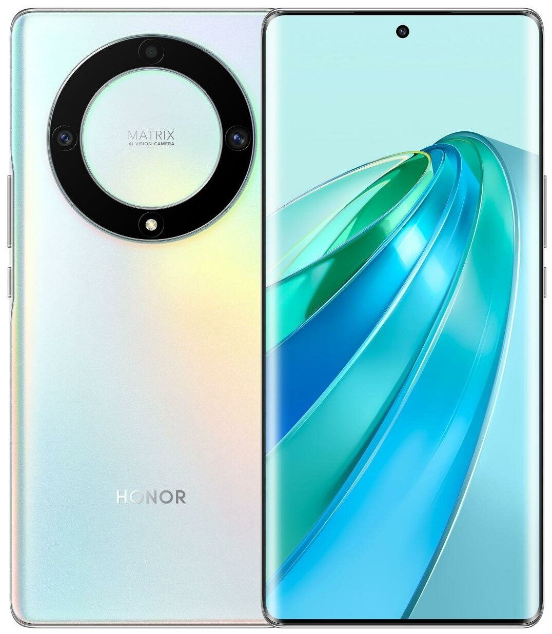 Honor Смартфон X9a 5G 6/128 ГБ, серебристый