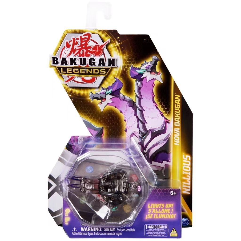 Bakugan Legends Новый пурпурный двуглавый дракон 2023 года