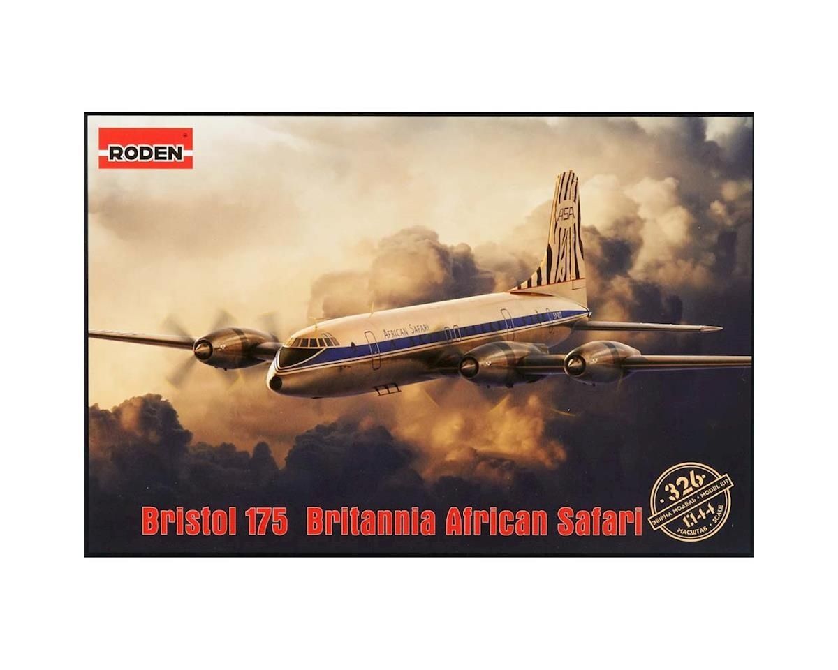 Сборная модель Roden Rod326 Самолет Bristol 175 Britannia African Safari