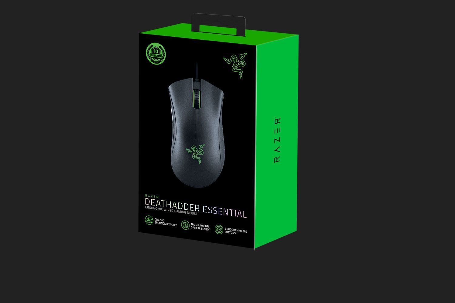 Razer Игровая мышь проводная DeathAdder Essential, черный матовый