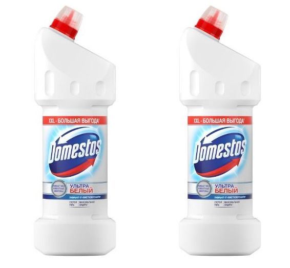 Domestos ультра белый чистящее средство для туалета антибактериальный эффект 1500 мл