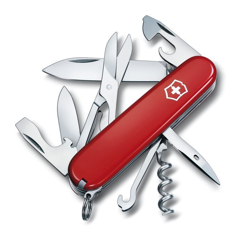 Нож перочинный Victorinox Climber (1.3703) 91 мм, 14 функций, красный , картонная коробка