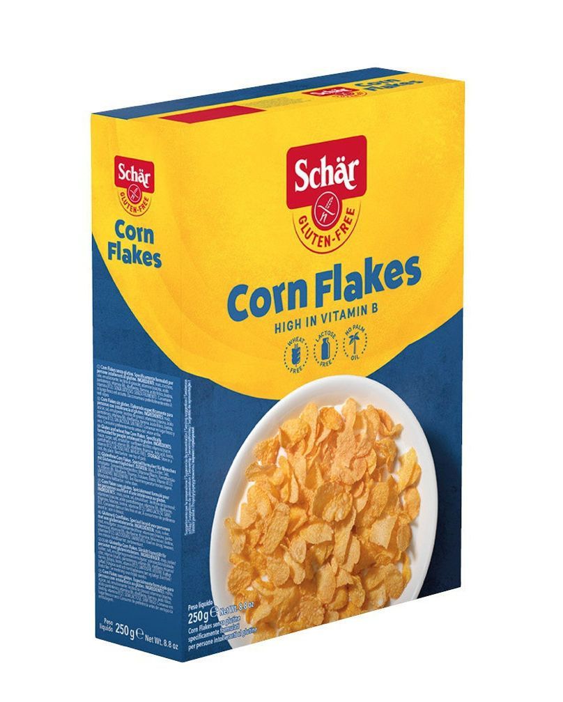 Хлопья кукурузные Schar Corn Flakes без глютена, 250 г