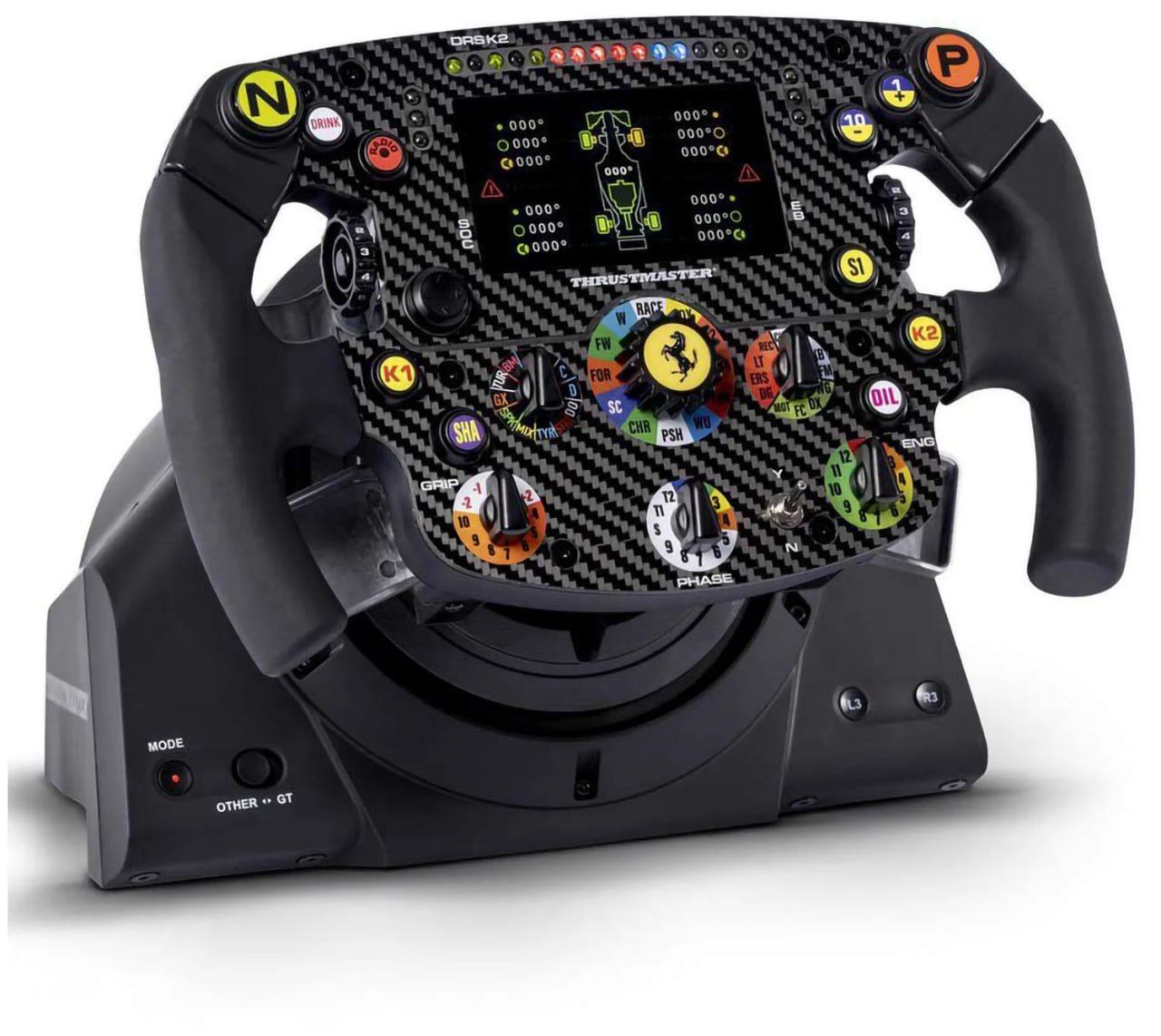 Руль Thrustmaster Ferrari SF1000 Edition, черный - купить с доставкой по  выгодным ценам в интернет-магазине OZON (1192399789)