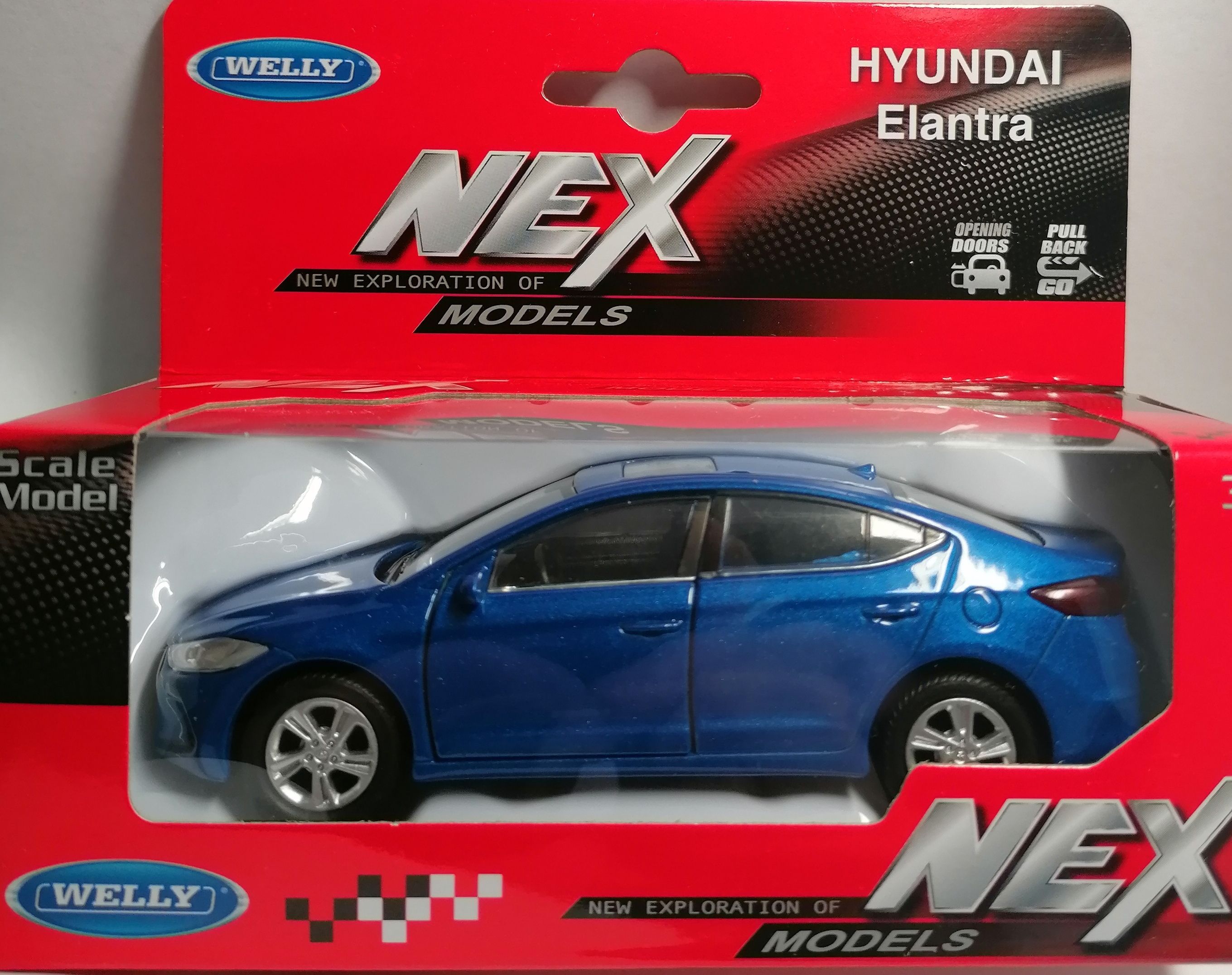 Модель машины 1:38 HYUNDAI ELANTRA 43719W металл. Welly - купить с  доставкой по выгодным ценам в интернет-магазине OZON (966260896)